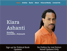 Tablet Screenshot of kiaraashanti.com